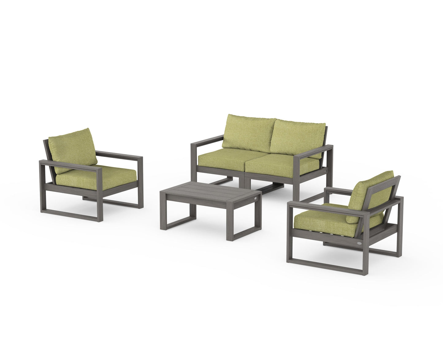 EDGE Sectional 4-Piece Deep Seating Set with Loveseat