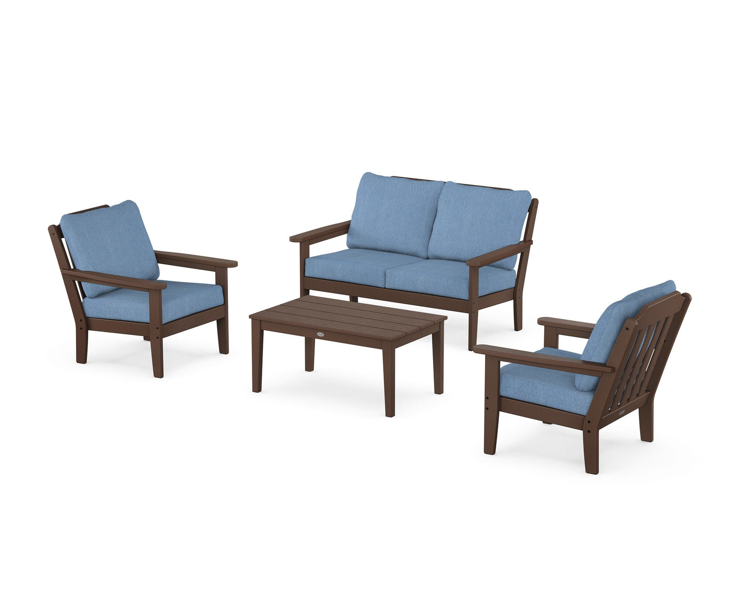 Cottage 4-Piece Deep Seating Set with Loveseat