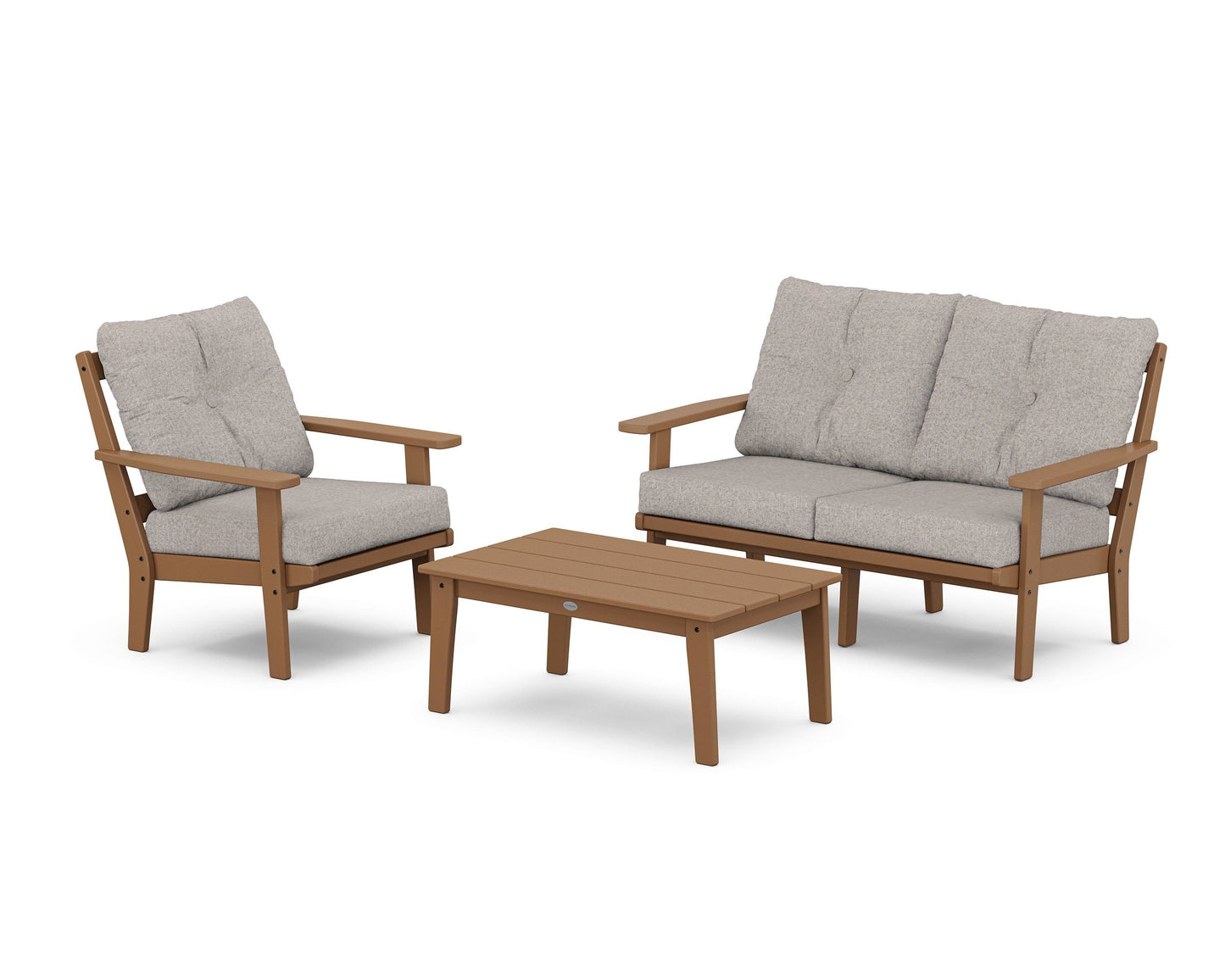 Prairie 3-Piece Deep Seating Set with Loveseat