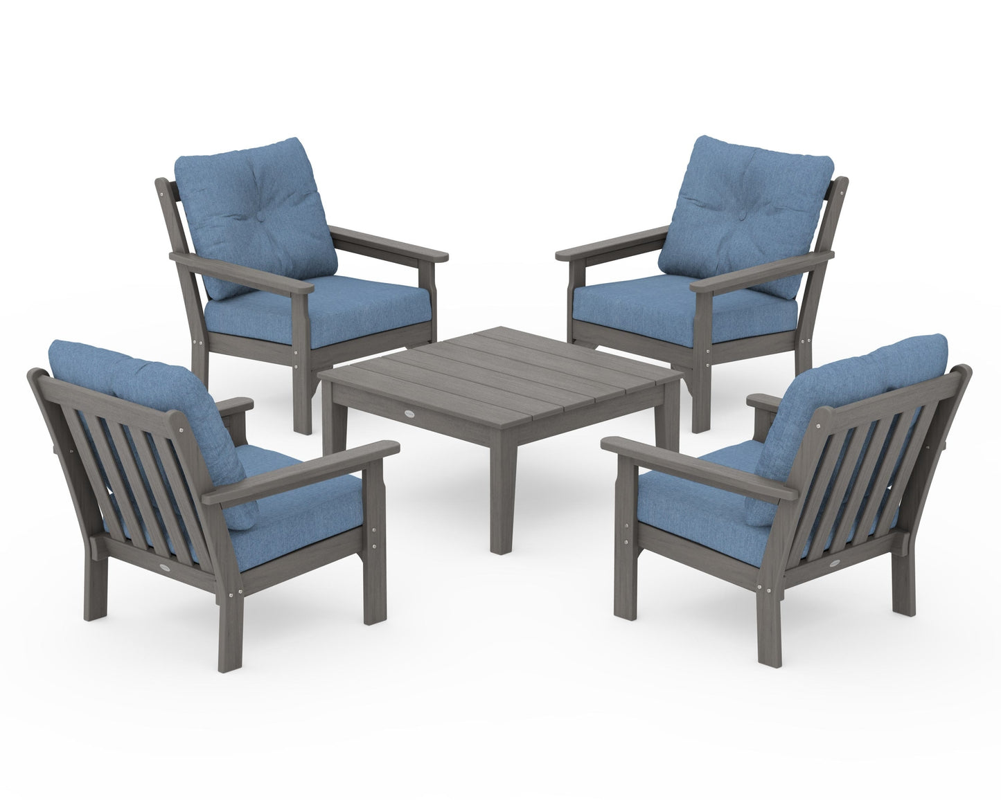 Vineyard 5-Piece Deep Seating Conversation Set
