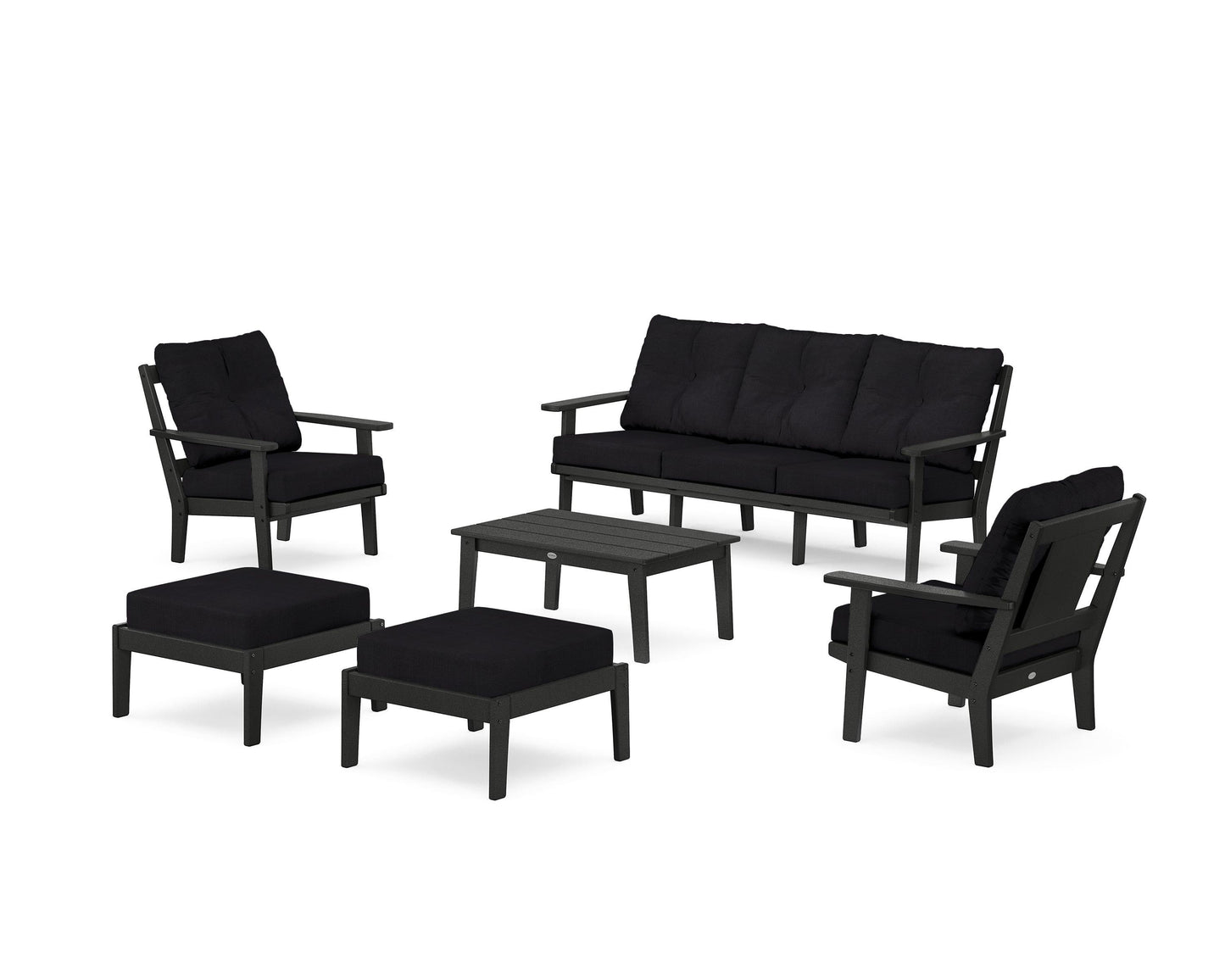 Prairie 6-Piece Lounge Sofa Set