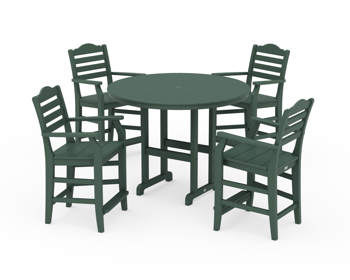 Savannah 5-Piece Round Farmhouse Counter Set