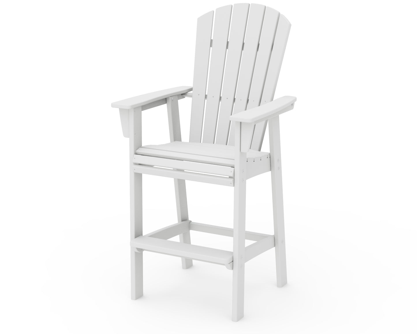 Nautical Curveback Adirondack Bar Chair