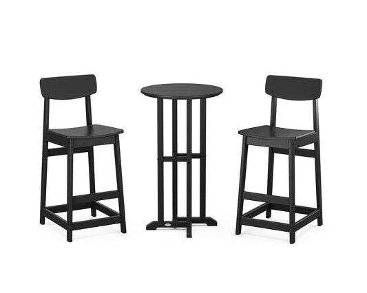 Modern Studio Urban Bar Chair 3-Piece Bistro Set
