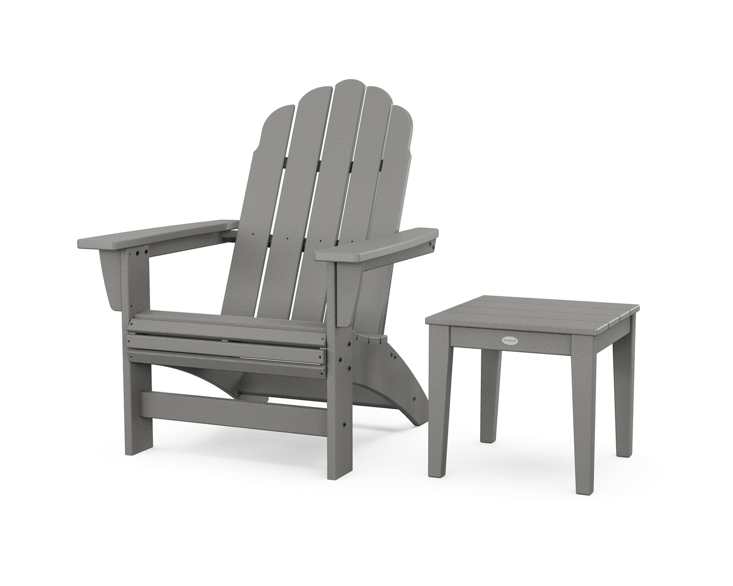 Vineyard Grand Adirondack Chair with Side Table