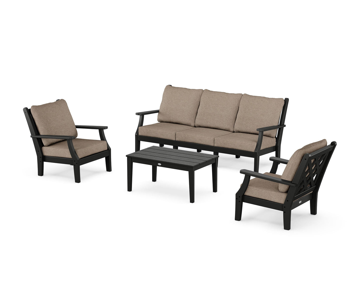 Wovendale 4-Piece Deep Seating Set with Sofa