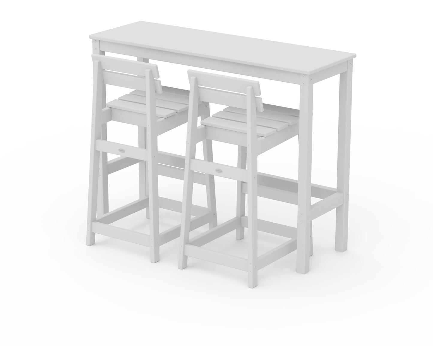 Modern Studio Plaza Lowback Bar Chair 3-Piece Balcony Set