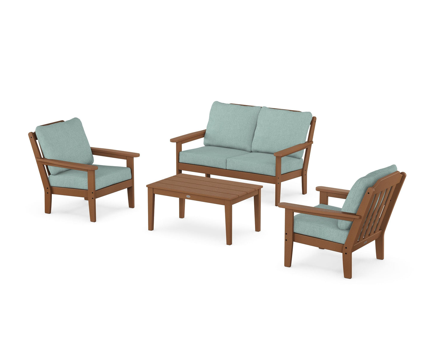 Cottage 4-Piece Deep Seating Set with Loveseat