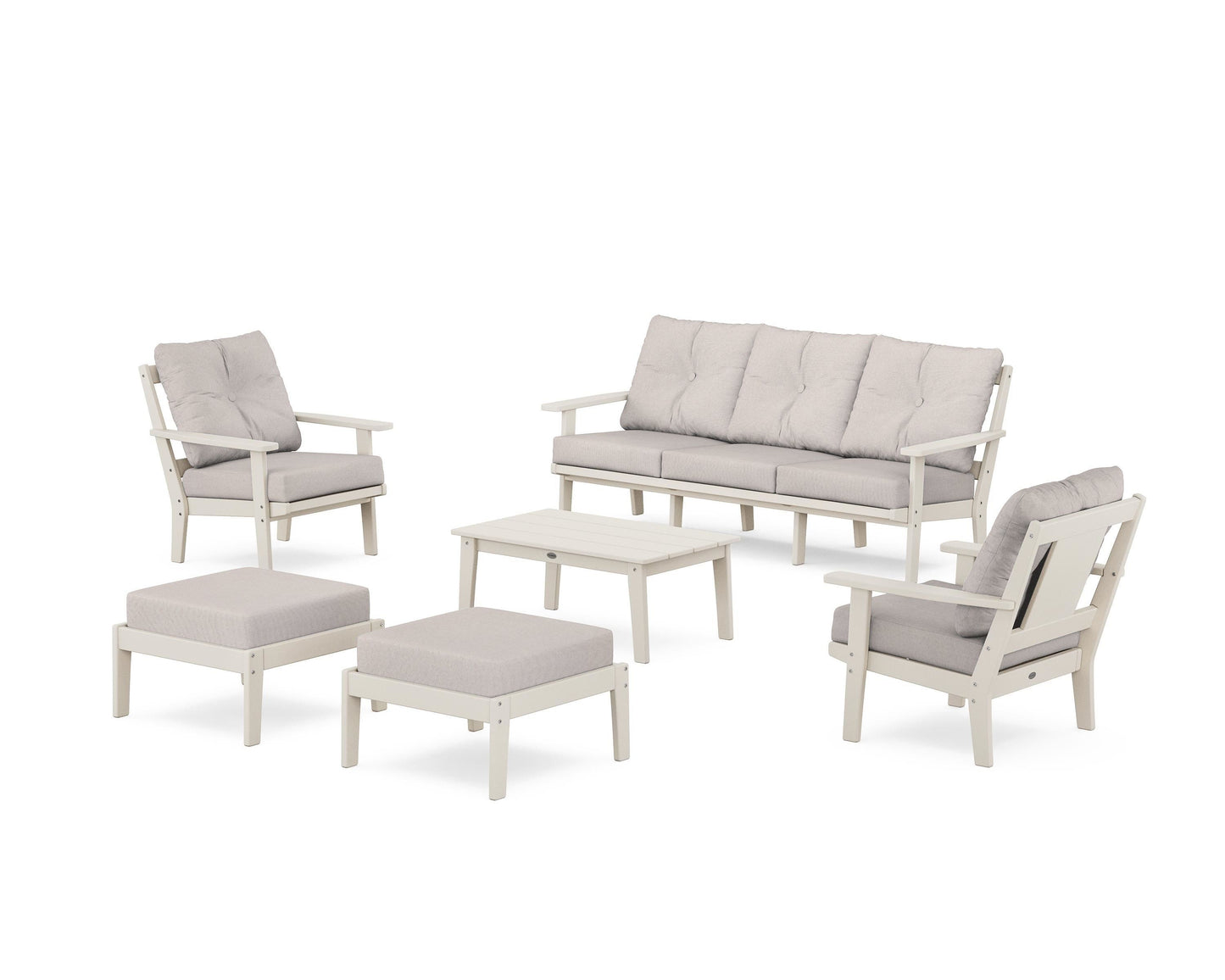 Prairie 6-Piece Lounge Sofa Set