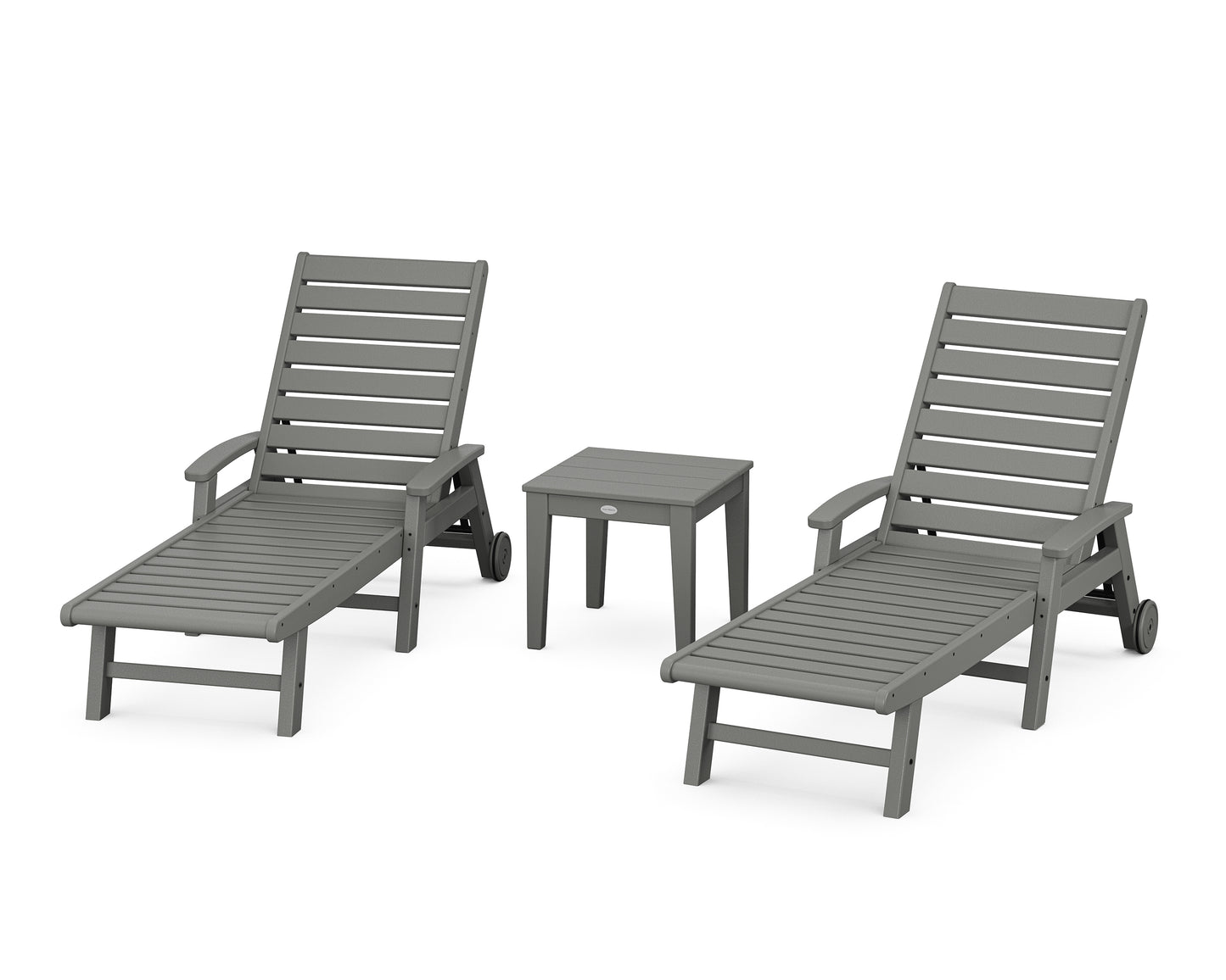 Signature Chaise 3-Piece Set with Wheels