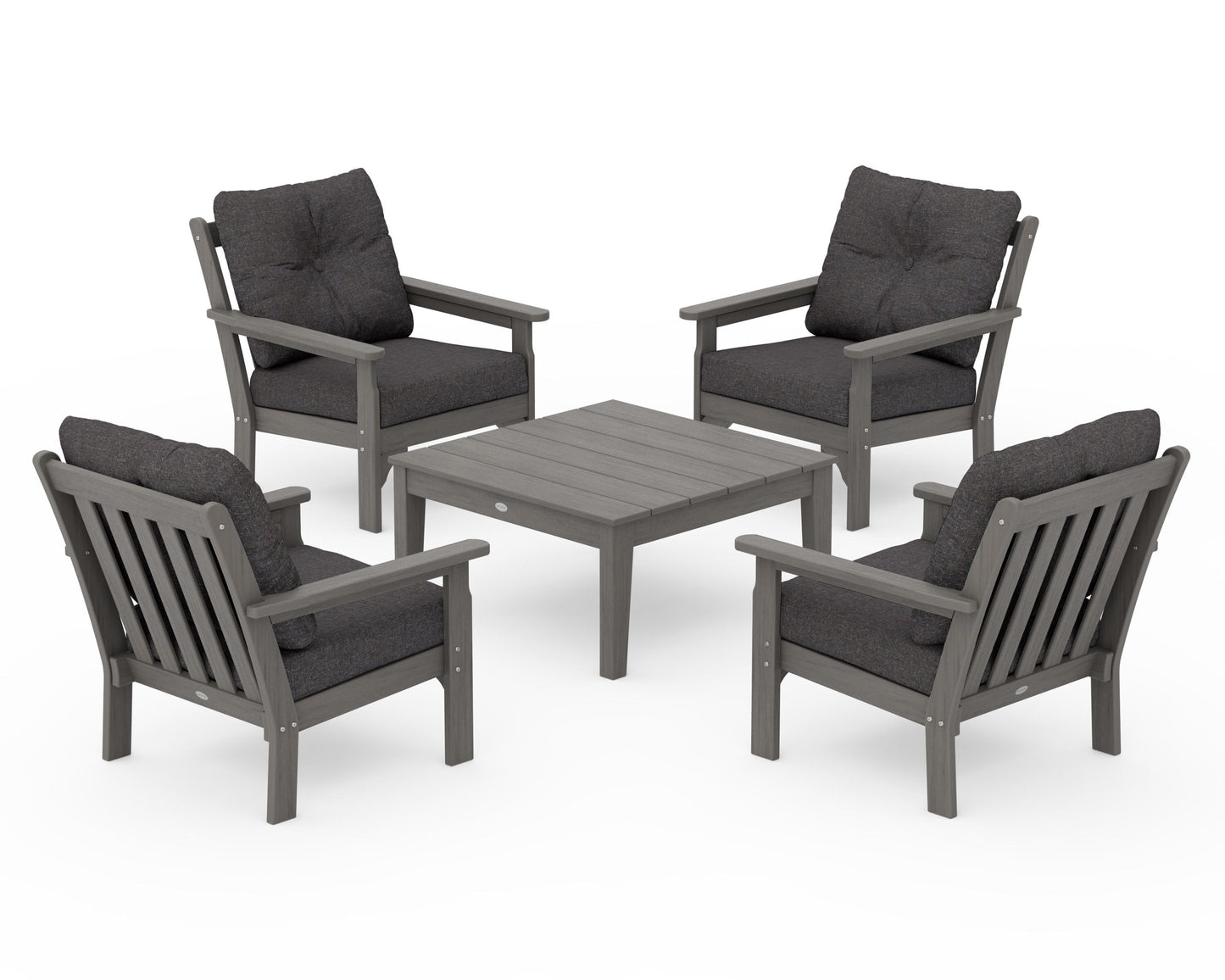Vineyard 5-Piece Deep Seating Conversation Set