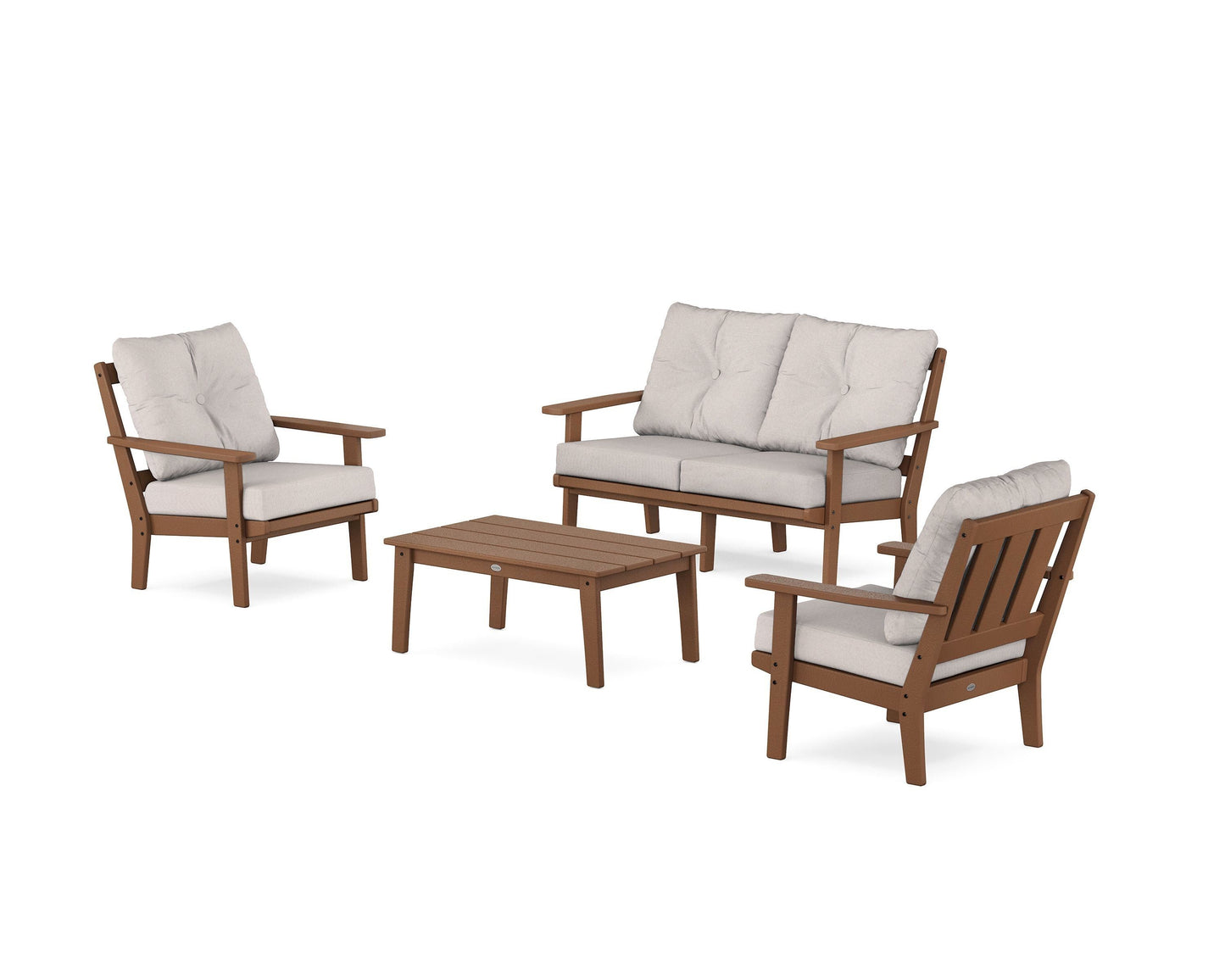 Oxford 4-Piece Deep Seating Set with Loveseat