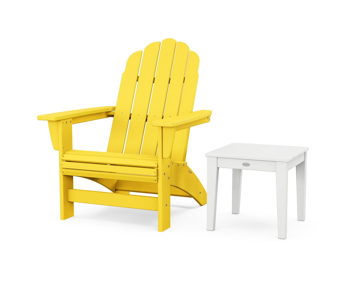 Vineyard Grand Adirondack Chair with Side Table