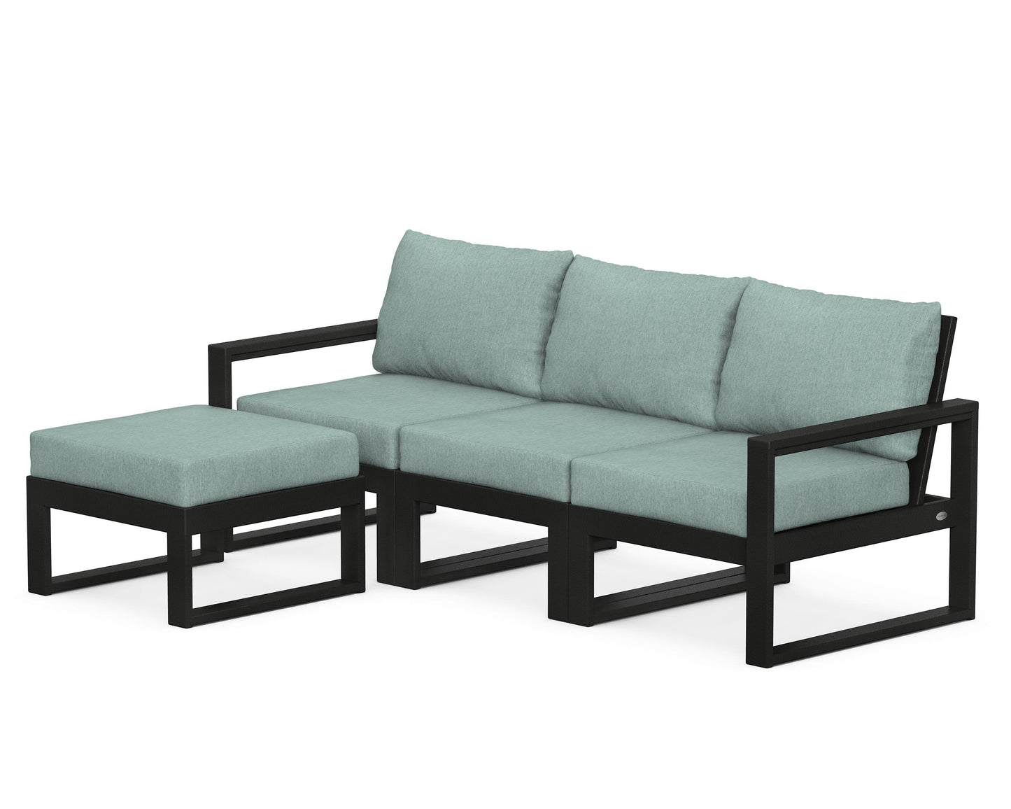 EDGE 4-Piece Modular Deep Seating Set with Ottoman