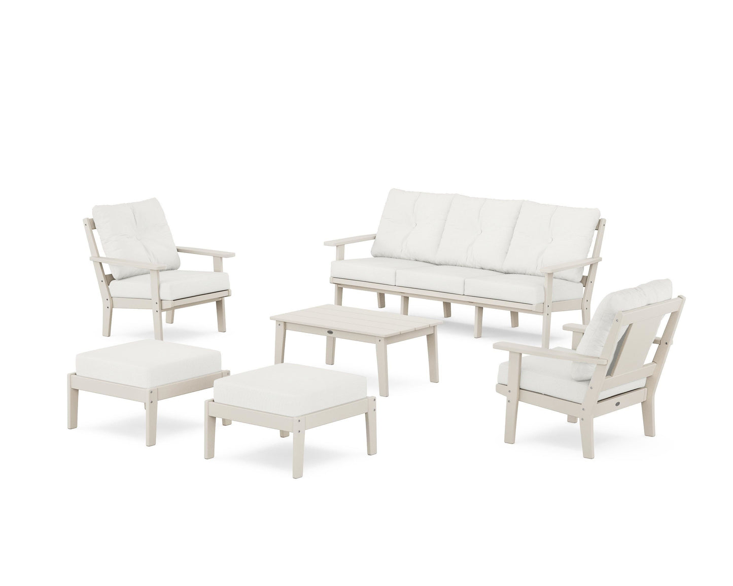 Prairie 6-Piece Lounge Sofa Set