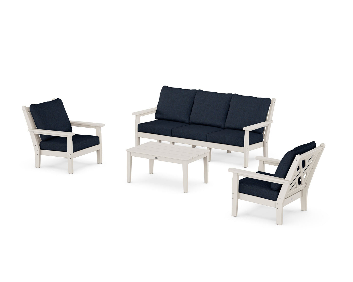 Chippendale 4-Piece Deep Seating Set with Sofa