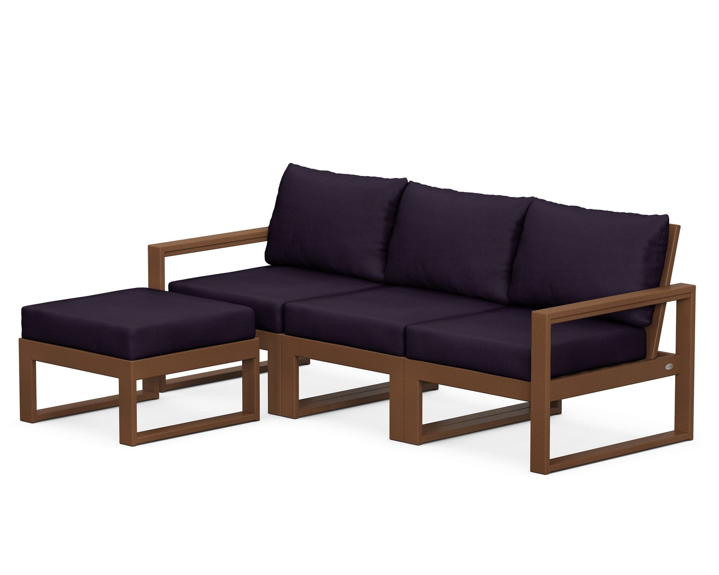 EDGE 4-Piece Modular Deep Seating Set with Ottoman