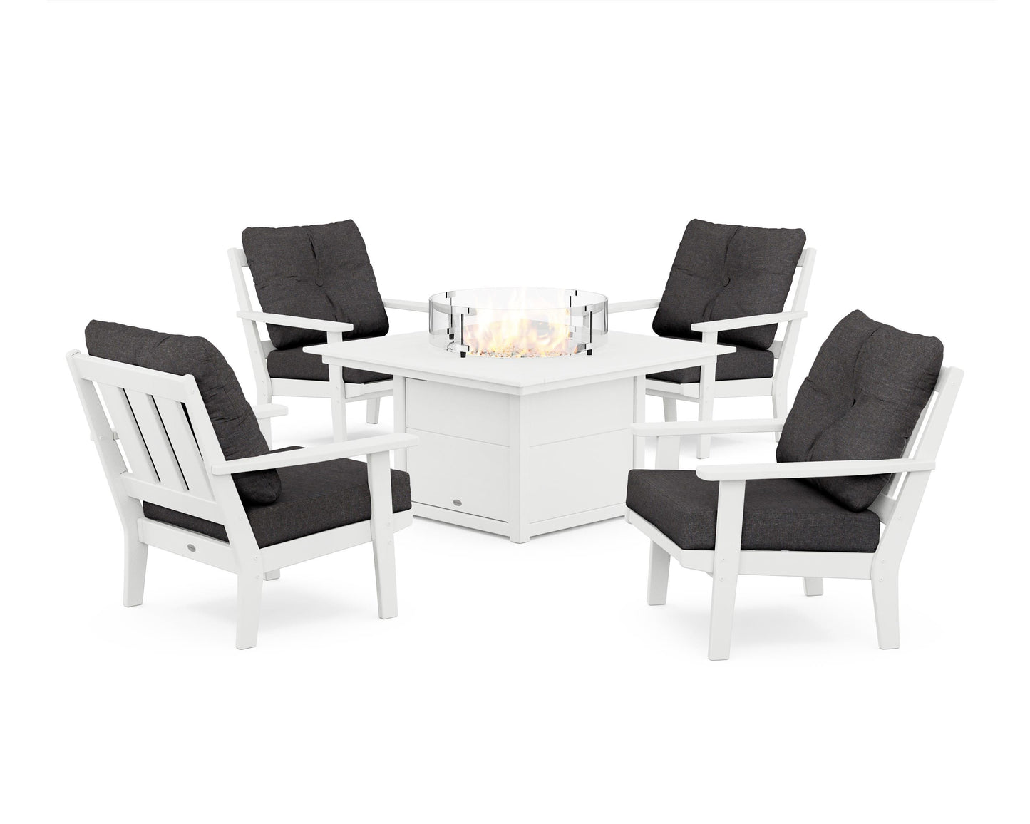 Oxford 5-Piece Deep Seating Set with Fire Pit Table