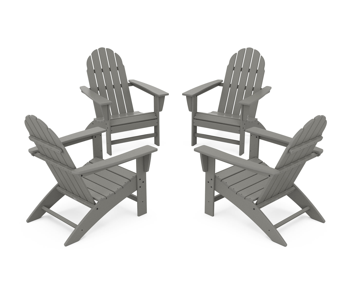 Vineyard 4-Piece Adirondack Conversation Set