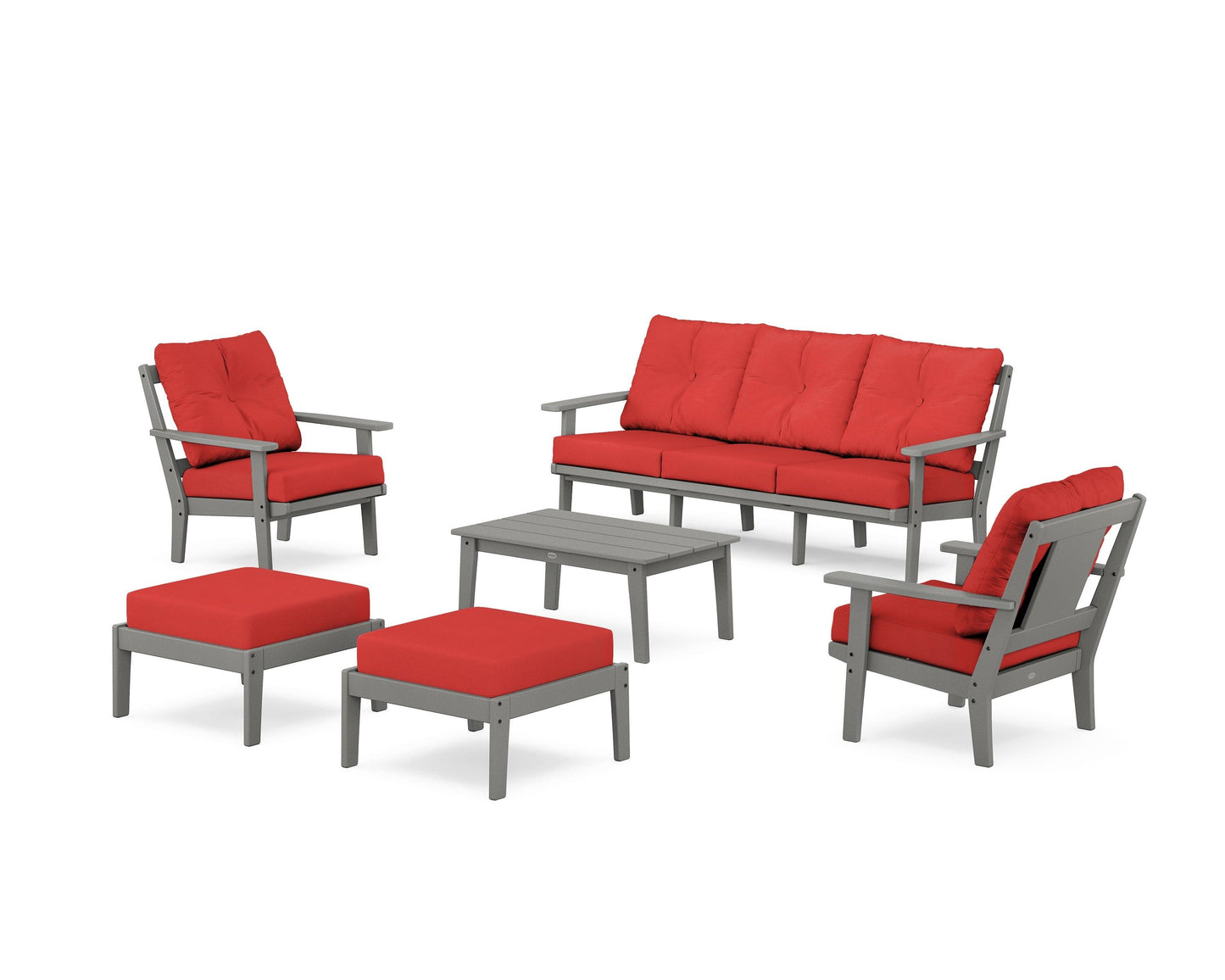 Prairie 6-Piece Lounge Sofa Set