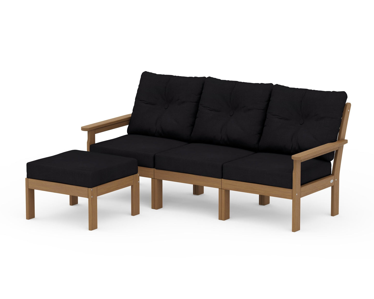 Vineyard 4-Piece Sectional with Ottoman