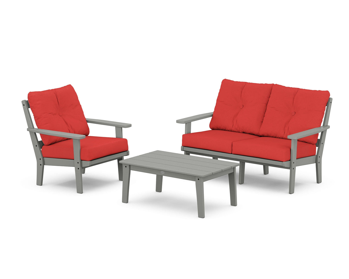 Prairie 3-Piece Deep Seating Set with Loveseat