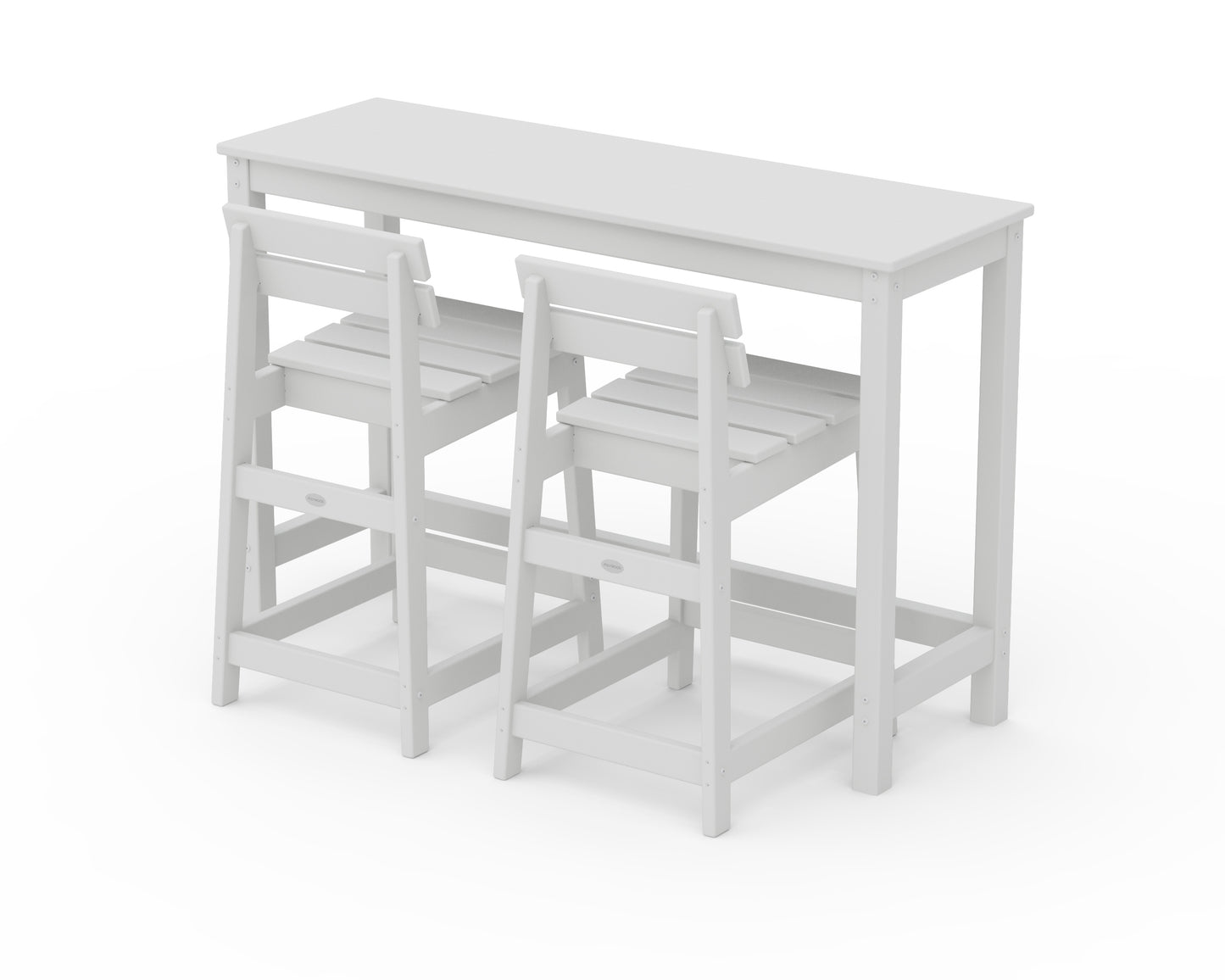 Modern Studio Plaza Lowback Counter Chair 3-Piece Balcony Set