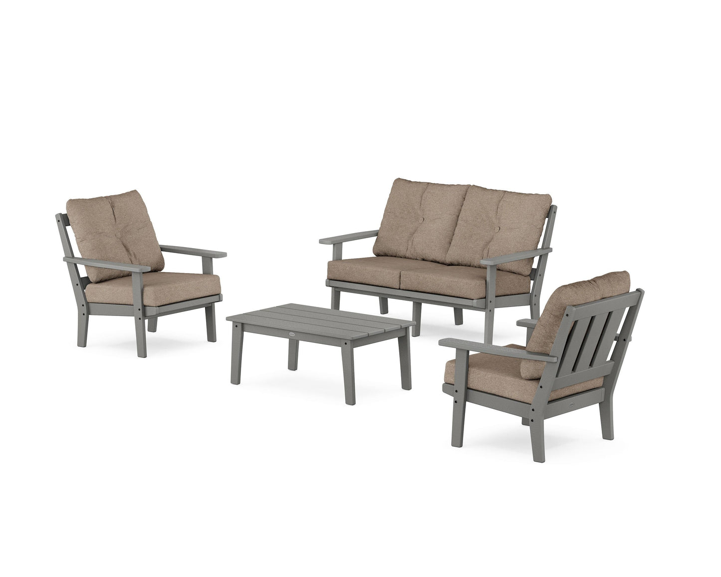 Oxford 4-Piece Deep Seating Set with Loveseat