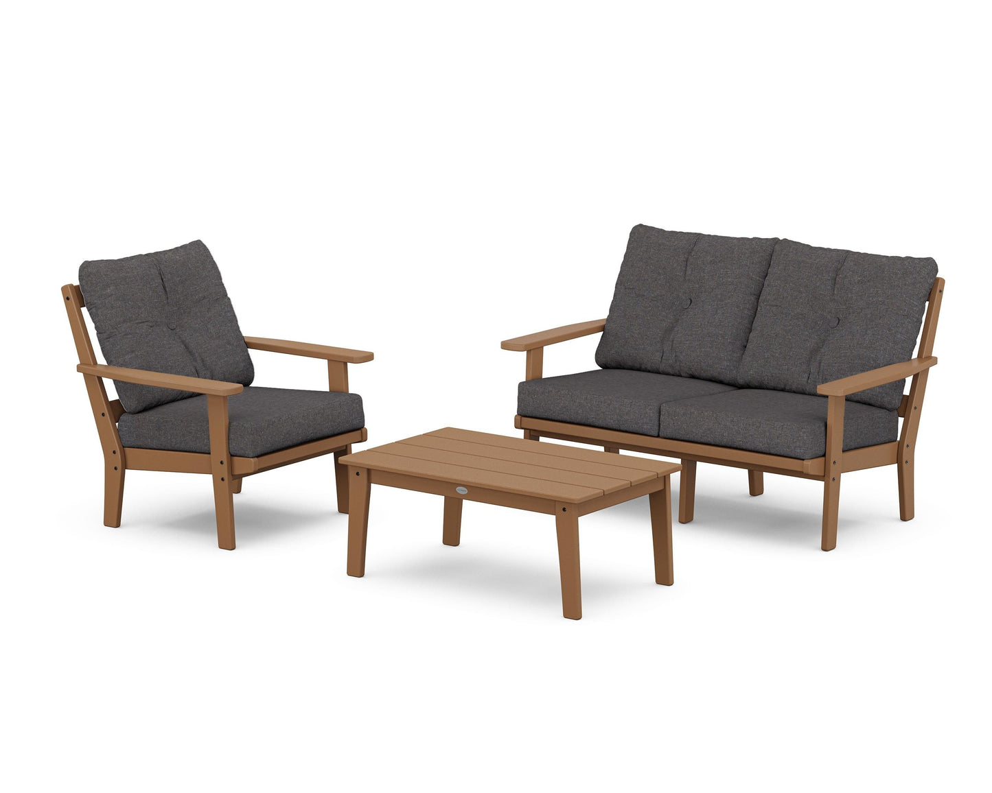 Prairie 3-Piece Deep Seating Set with Loveseat