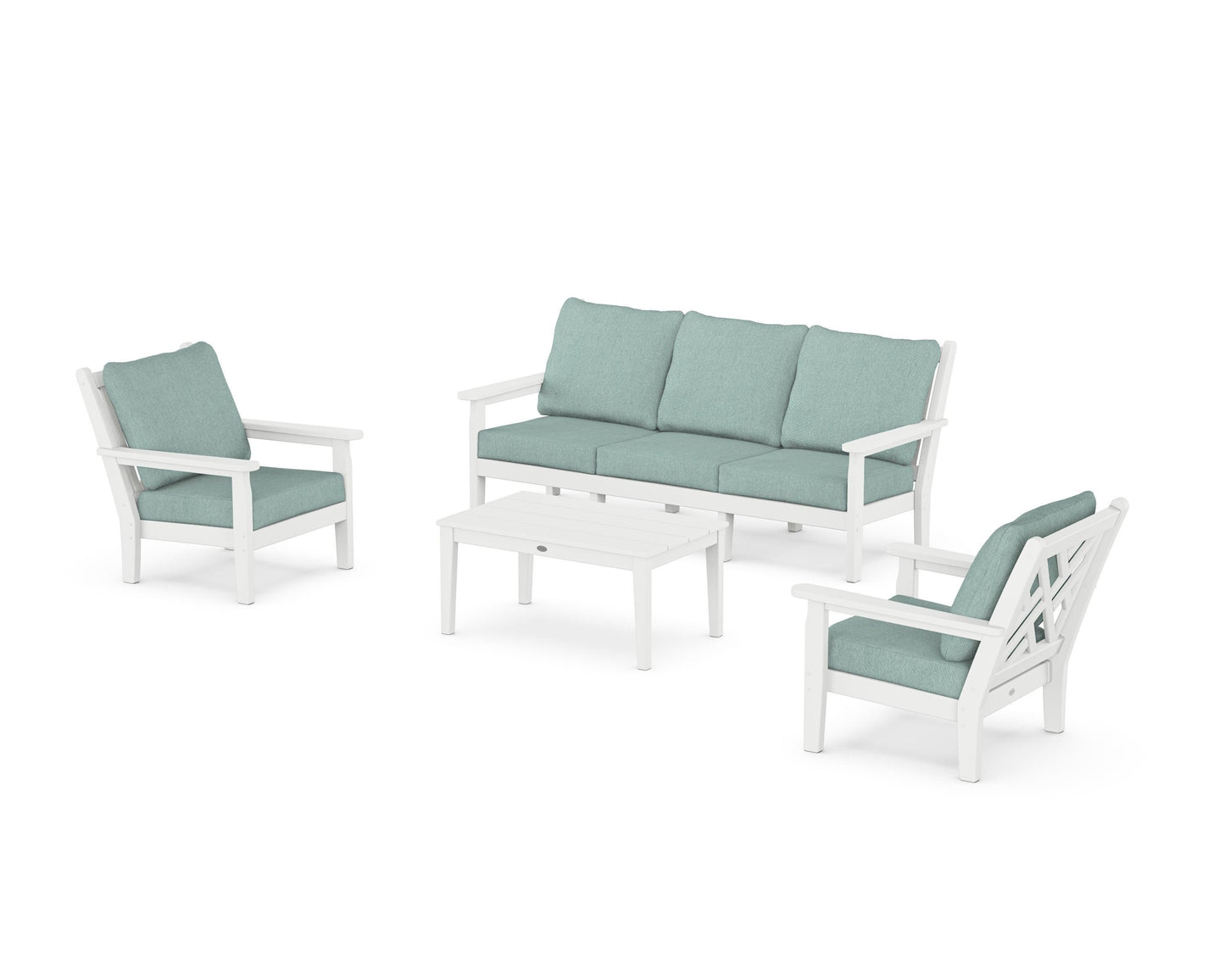 Chippendale 4-Piece Deep Seating Set with Sofa