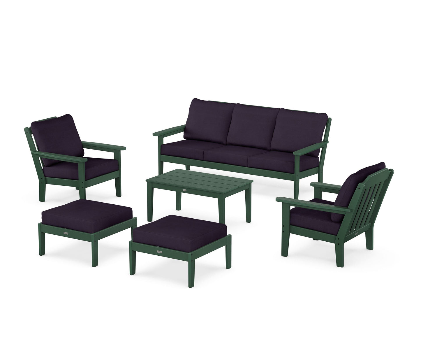 Cottage 6-Piece Lounge Sofa Set