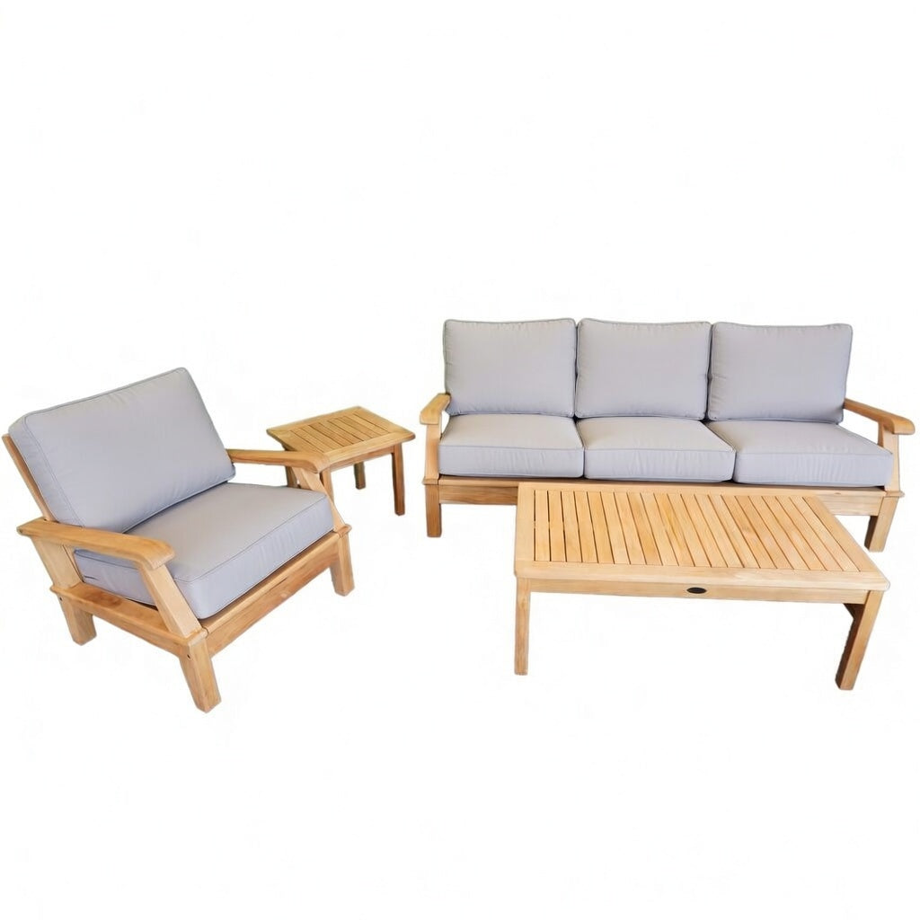 Miami 3-Position Deep Seating Sofa Set of 4