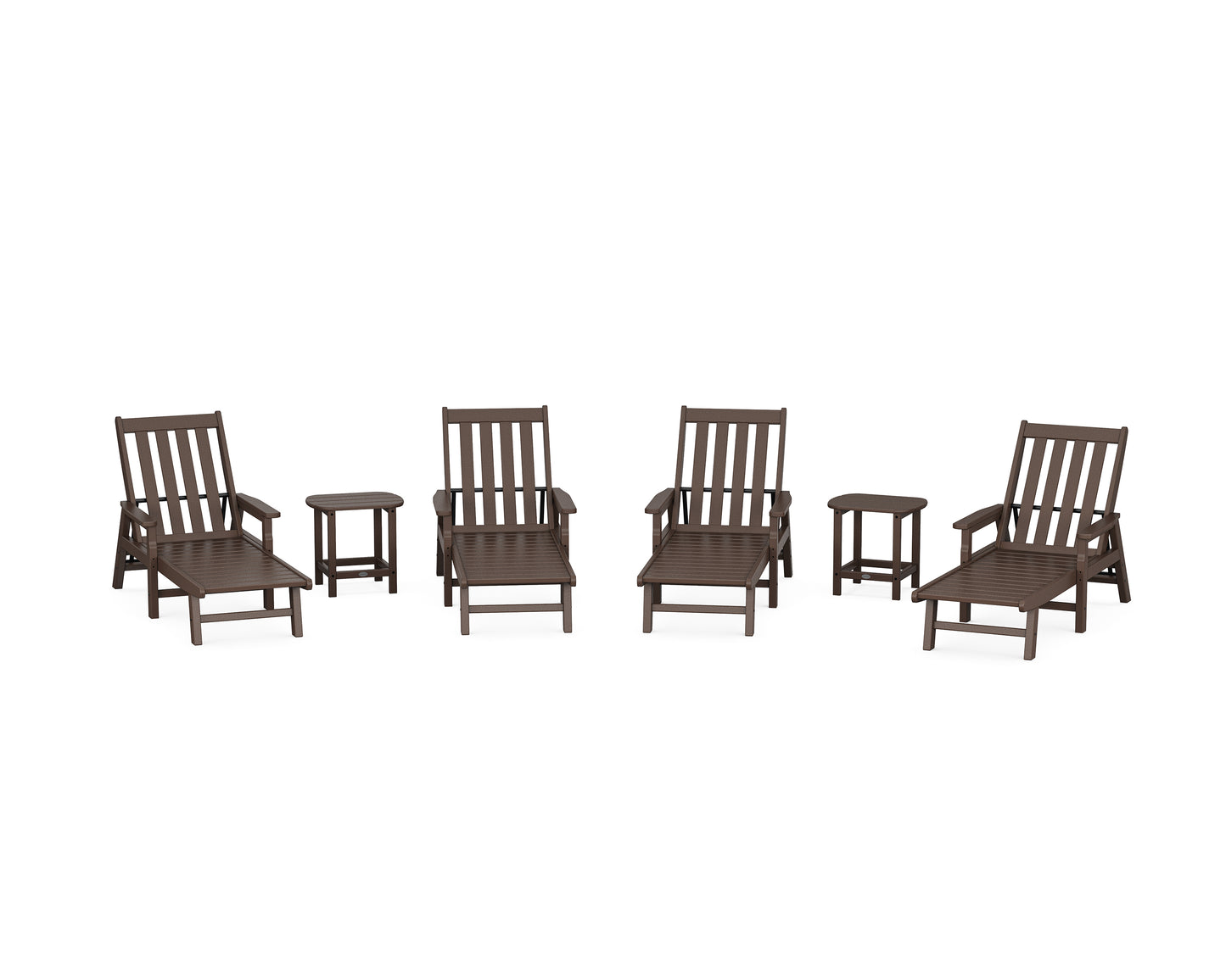 Vineyard 6-Piece Chaise with Arms Set