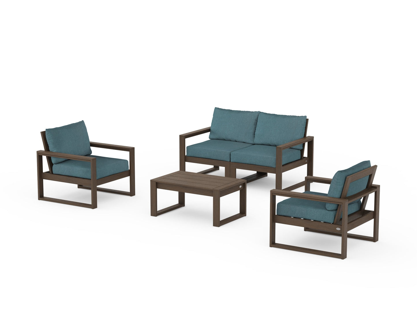 EDGE Sectional 4-Piece Deep Seating Set with Loveseat