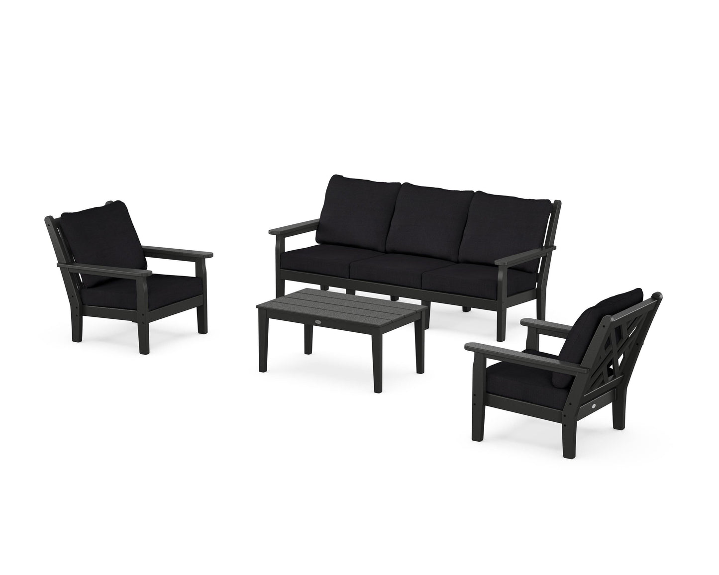 Chippendale 4-Piece Deep Seating Set with Sofa