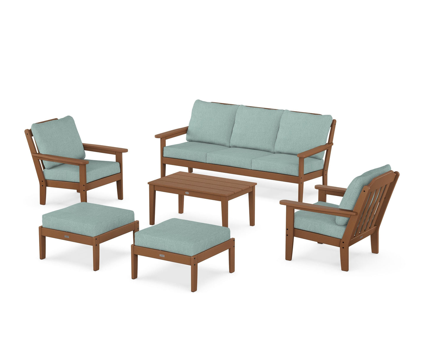 Cottage 6-Piece Lounge Sofa Set
