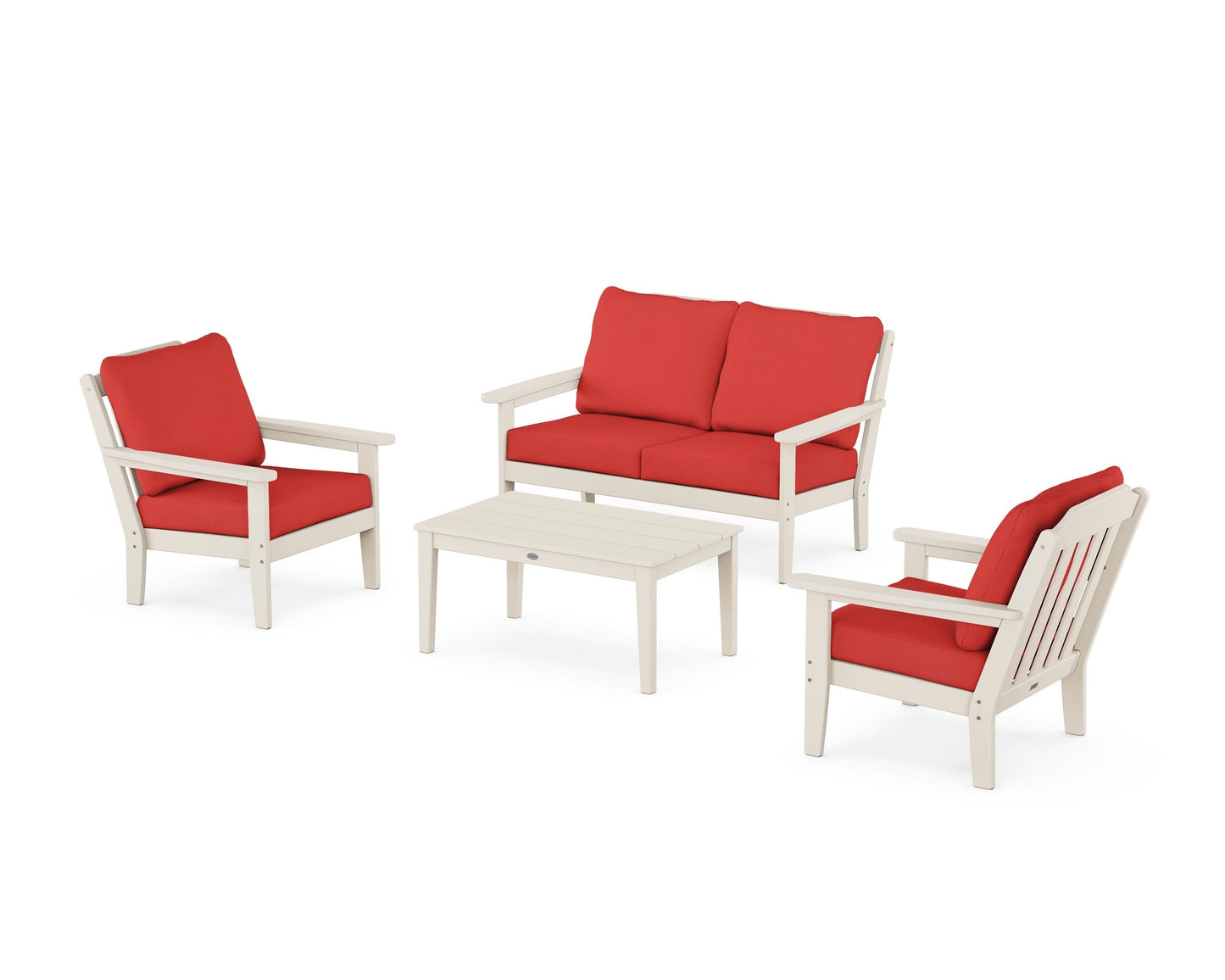Cottage 4-Piece Deep Seating Set with Loveseat