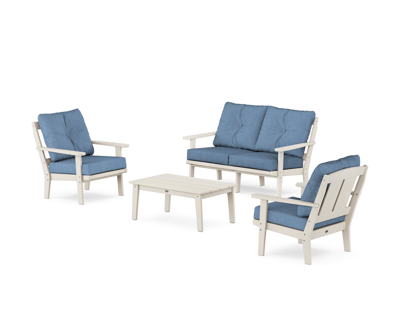 Mission 4-Piece Deep Seating Set with Loveseat
