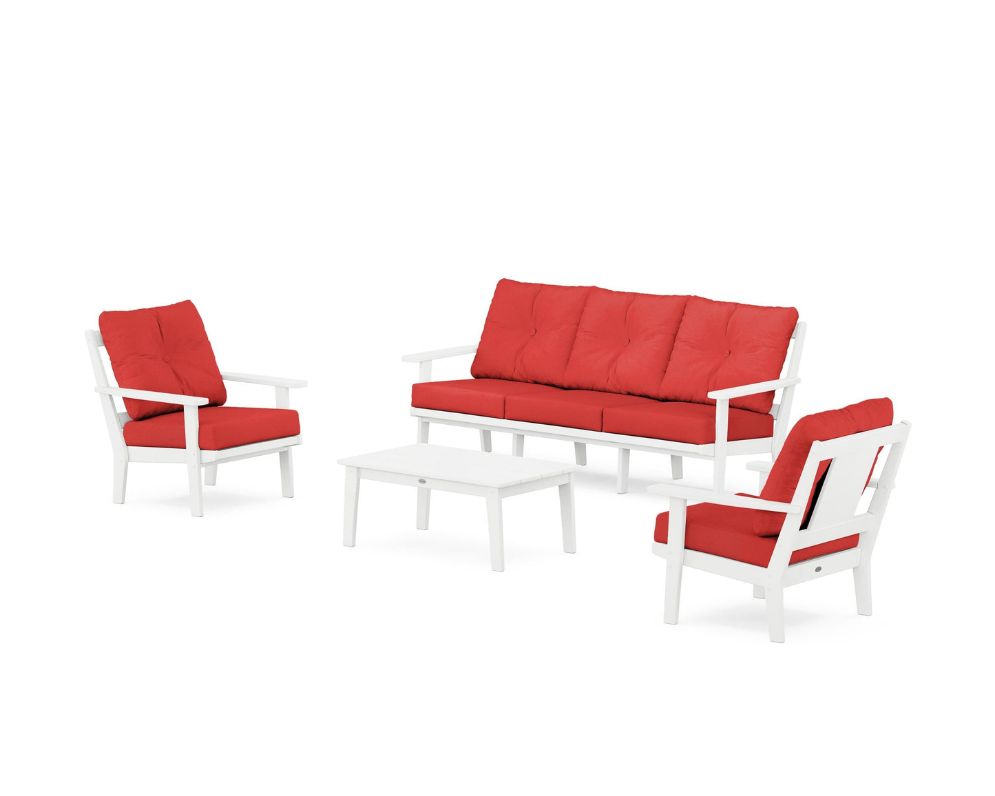 Prairie 4-Piece Deep Seating Set with Sofa