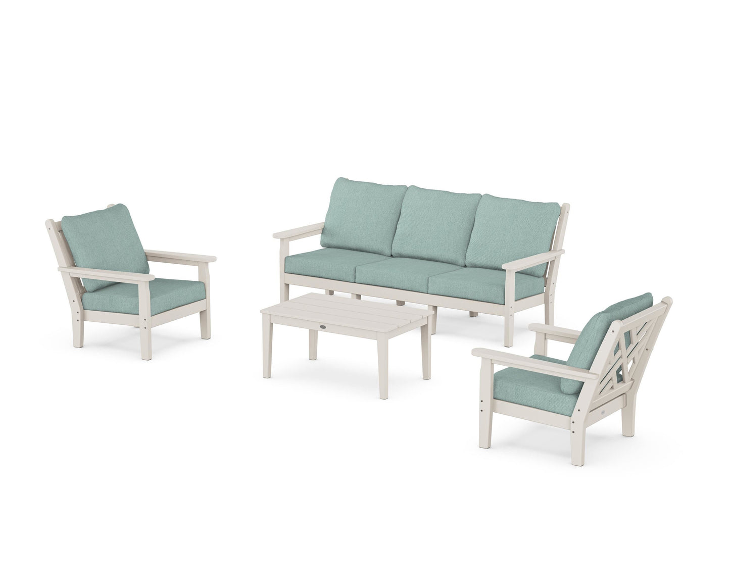 Chippendale 4-Piece Deep Seating Set with Sofa