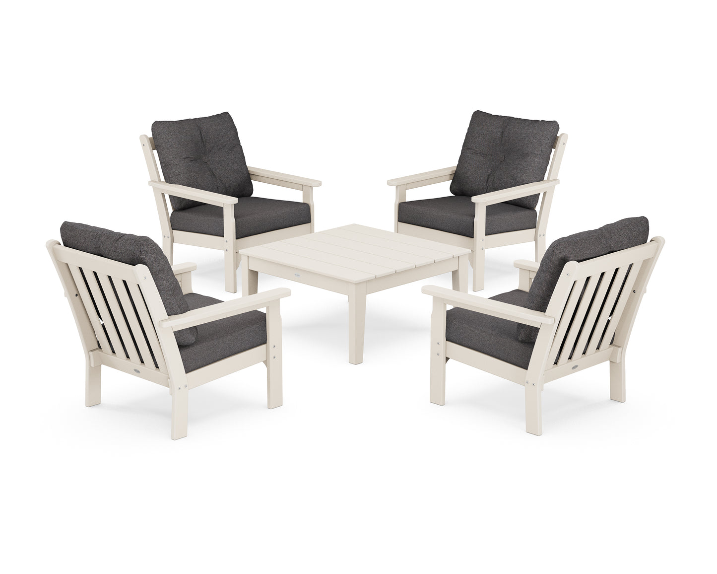 Vineyard 5-Piece Deep Seating Conversation Set