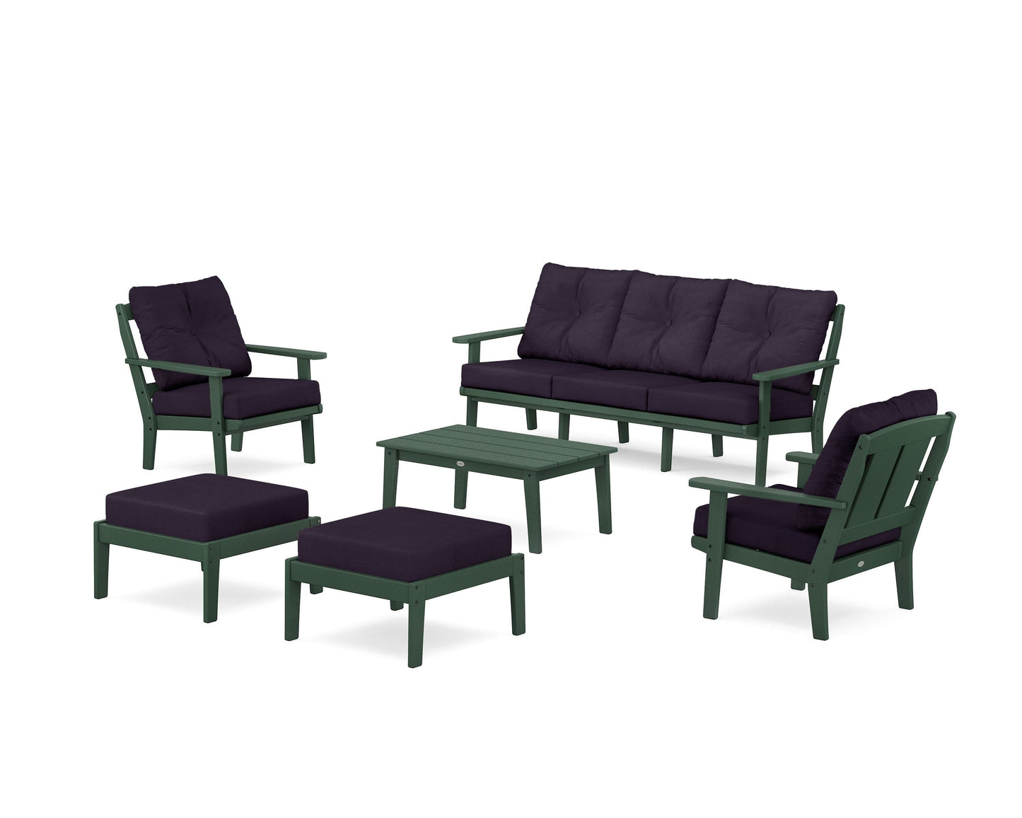 Mission 6-Piece Lounge Sofa Set