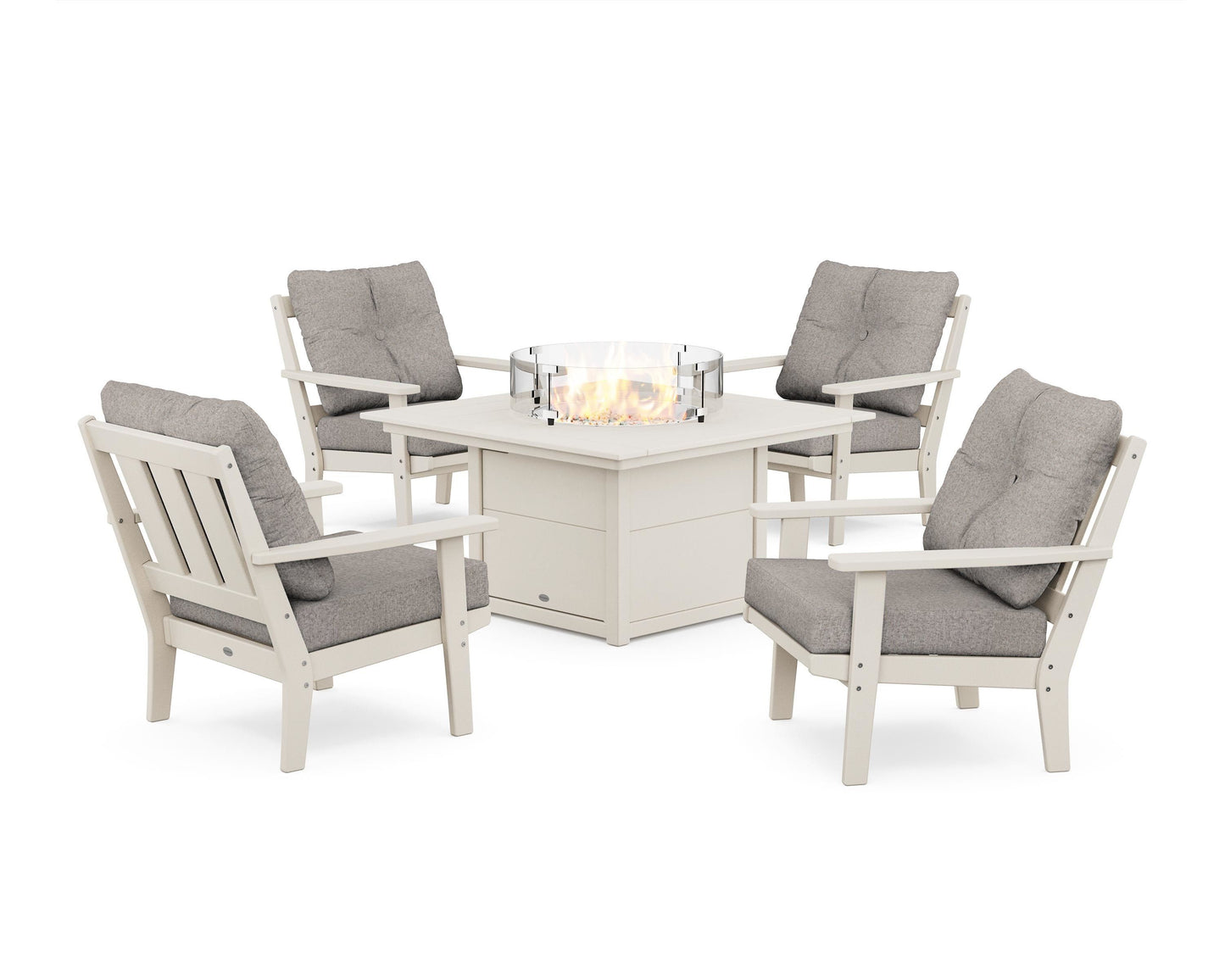 Oxford 5-Piece Deep Seating Set with Fire Pit Table
