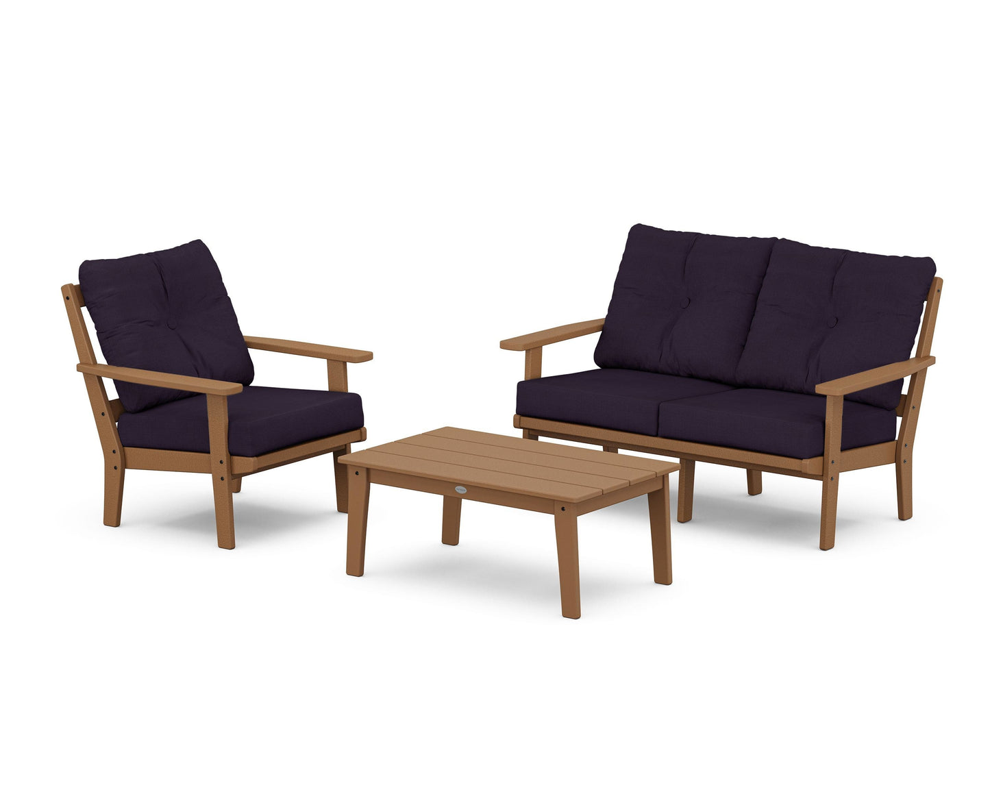 Oxford 3-Piece Deep Seating Set with Loveseat