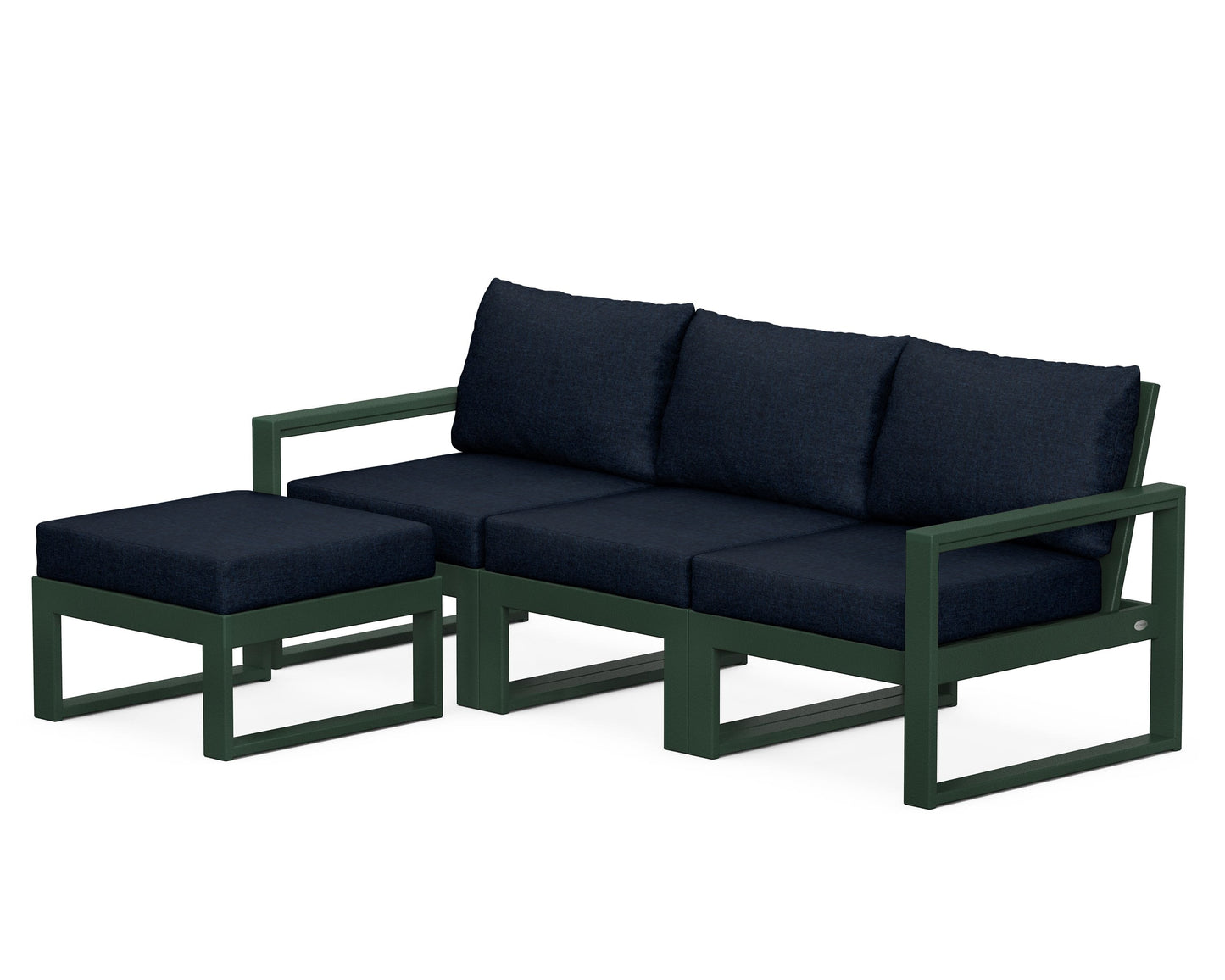 EDGE 4-Piece Modular Deep Seating Set with Ottoman