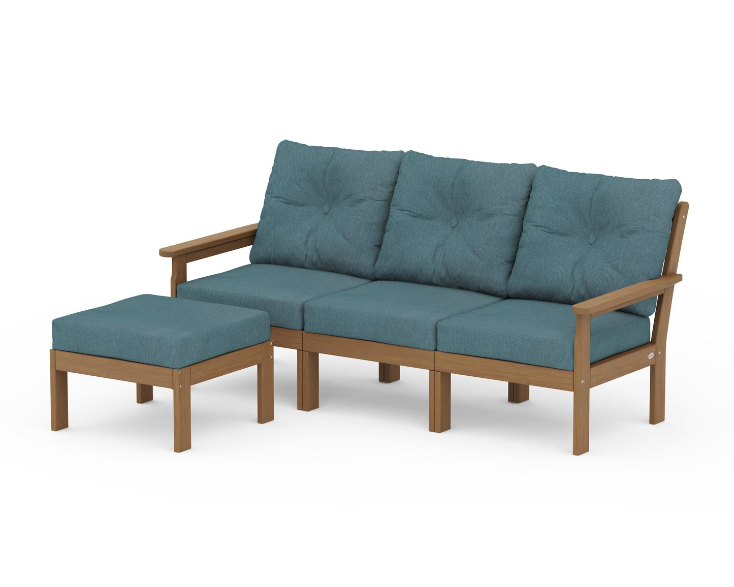 Vineyard 4-Piece Sectional with Ottoman