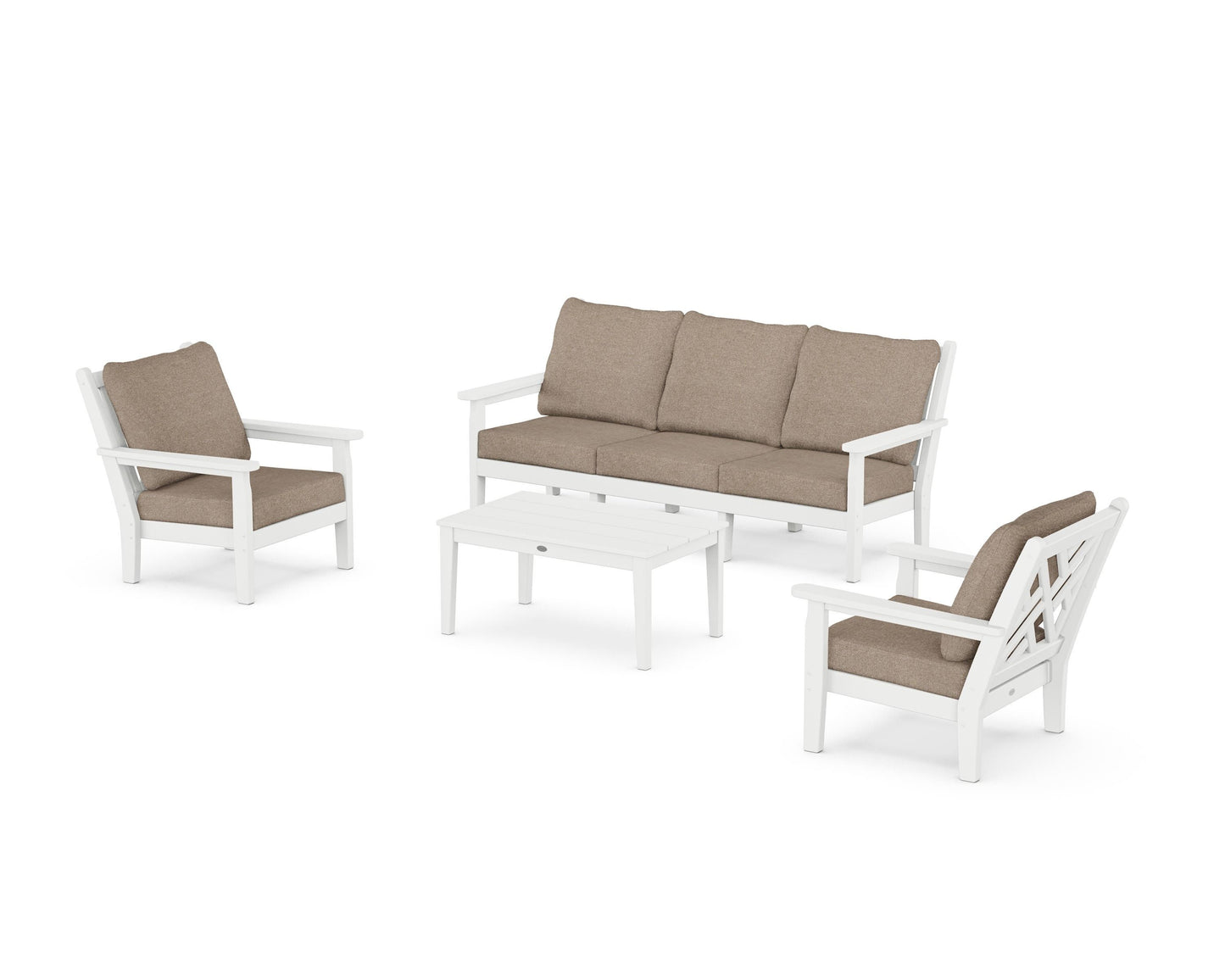 Chippendale 4-Piece Deep Seating Set with Sofa