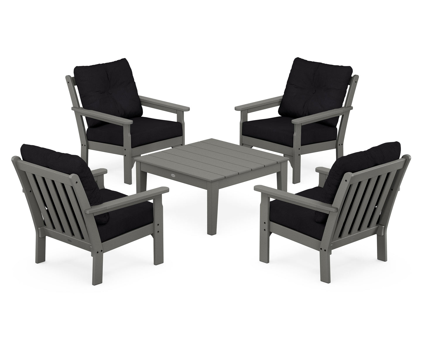 Vineyard 5-Piece Deep Seating Conversation Set