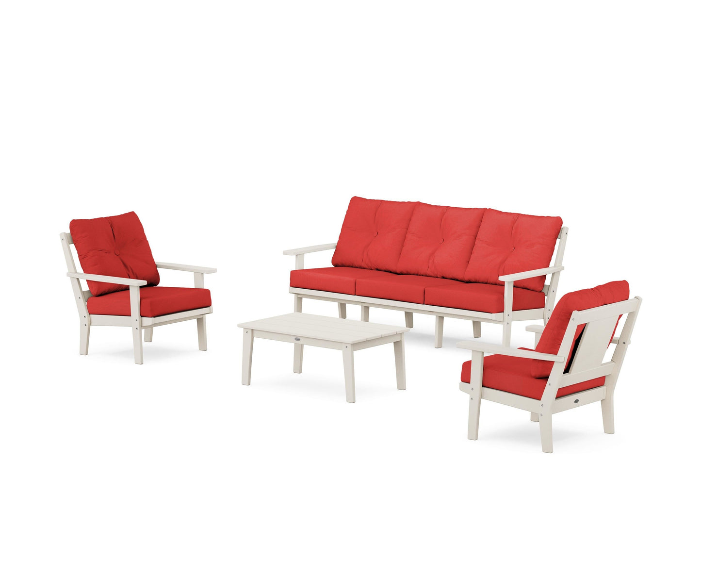 Prairie 4-Piece Deep Seating Set with Sofa