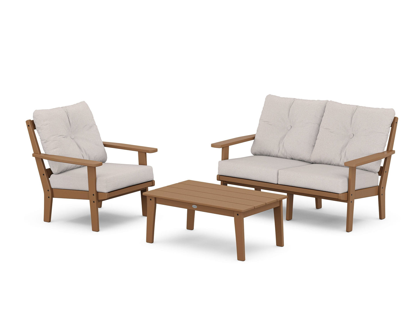 Prairie 3-Piece Deep Seating Set with Loveseat